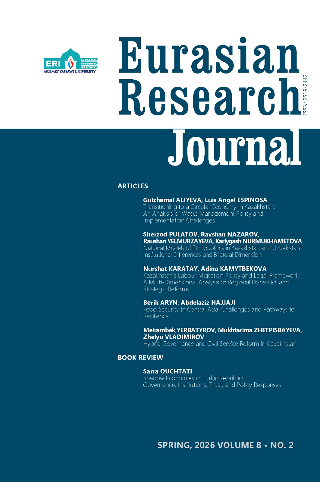 Eurasian Research Journal
